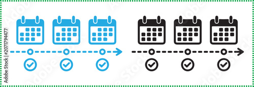  Business Teamwork, Communication and Workflow Automation Icon Set