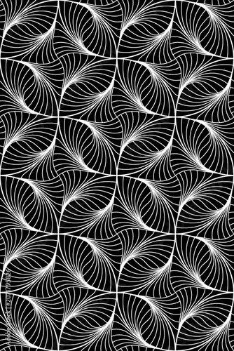 Obraz na plátne abstract  solid modern textile illustrations design, arrangement with a big silh