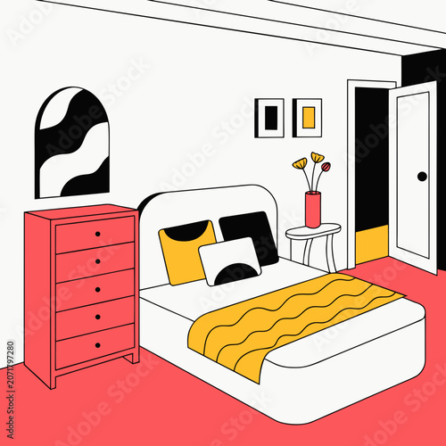 interior of bedroom