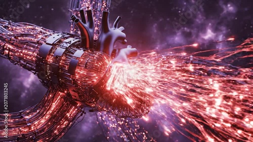 Technological Heart Pulsing With Energy and Data