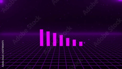 Business growth concept in graph chart showing marketing sales profit increasing to future target . Excellent financial status of corporate business rise Business growth concept in allusive.4k