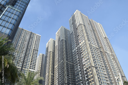 High-rise condominium in Vinhomes Central Park, Ho Chi Minh City, Vietnam