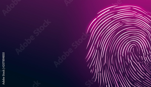 Abstract of Fingerprint on Gradation.