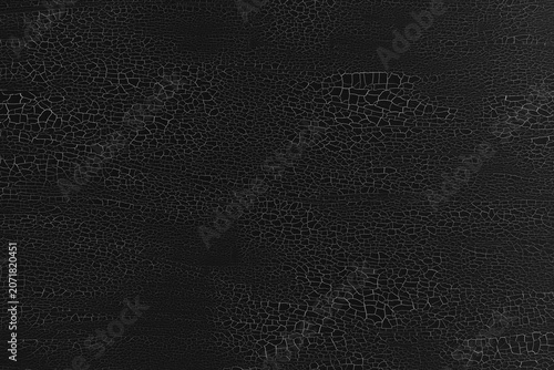 Canvastavla Black cracked paint texture background with fine pattern