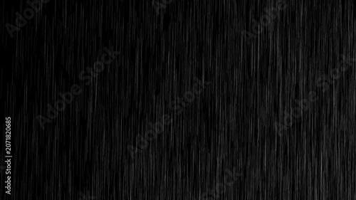heavy rain looping over black background.Rainy Weather.Heavy rain and weather storm in raining season.Abstract vector background.seamlessly looped rain animation.