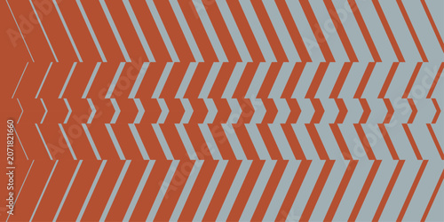 Obraz na plátne Dynamic abstract geometric gradient diagonal banner with transition thin stripe vanish brutalism backdrop, Halftone vector striped linear pattern