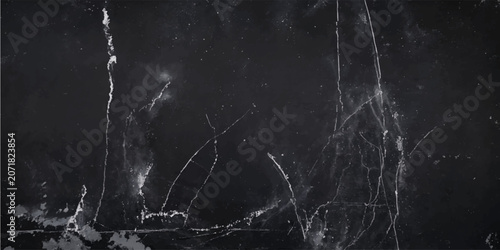 Tableau sur toile Raindrops on dark glass and textured wall with grunge black background, wet wate
