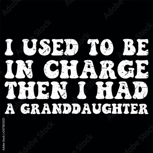 I Used To Be In Charge Then I Had Two Daughters Funny Retro Parent Apparel