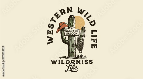 Foto Western wild life cactus