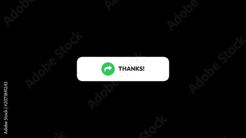 Animated Share Button Clicking and Changing to Thanks
alpha channel