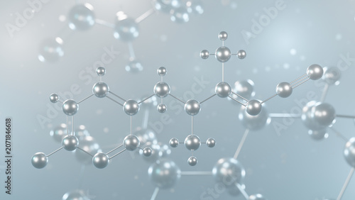 Photos acetamiprid molecular structure, 3d model molecule, insecticide structural chemi