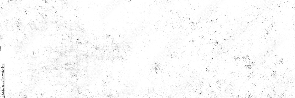Naklejka premium Grungy Black and White Vector Texture Banner with Distressed Noise and Grain Effect