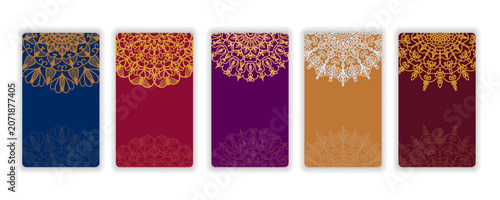 Luxury Decorative Floral Corner Border Background Bundle for Premium Invitations