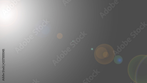 overlay effect. lens flare on transparent background