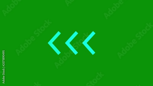 Animated green screen arrow pointer overlay, directional UI motion for digital interface navigation motion green screen 4k video.