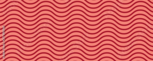 Wavy red and pink background with a retro style. The background features red and pink wavy patterns creating a dynamic texture. Psychedelic pattern background vector. Red background.