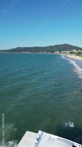 Imagens Aereas da Praia de Canasvieiras Florianópolis