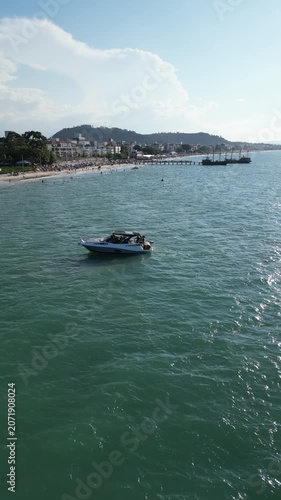Imagens Aereas da Praia de Canasvieiras Florianópolis