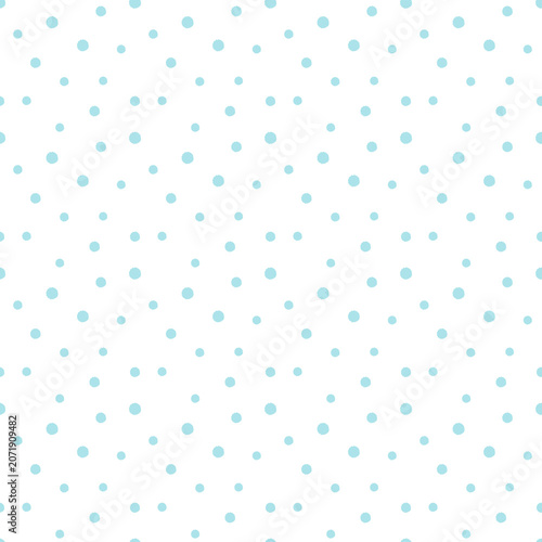 seamless polka dots pattern blue wallpaper