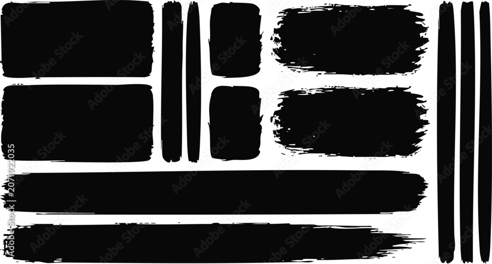 Photos Straight line vector brush strokes