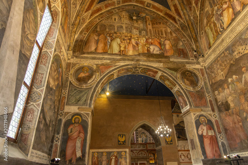Padua Cathedral interior. Padua, Veneto, Italy.