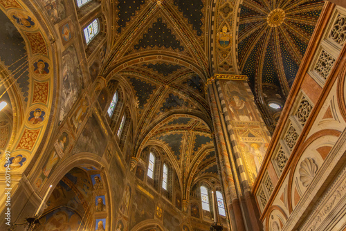 Padua Cathedral interior. Padua, Veneto, Italy.