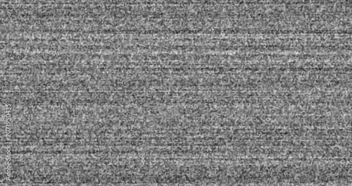 Glitch VHS hard noise for tv analog error effect. Animated tv screen noise turn on-off effect background. Vintage switch on off television no signal animation