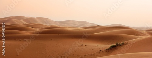 Fotografija sand dunes in the sahara desert morocco