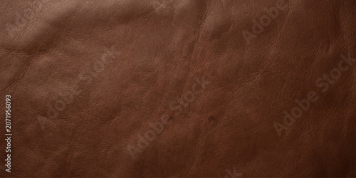 Quadro em tela Brown Leather Texture Background with Vintage Grunge Surface Pattern, Aged Dark