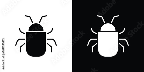 Foto Bugs icon design simple and modern concept templates