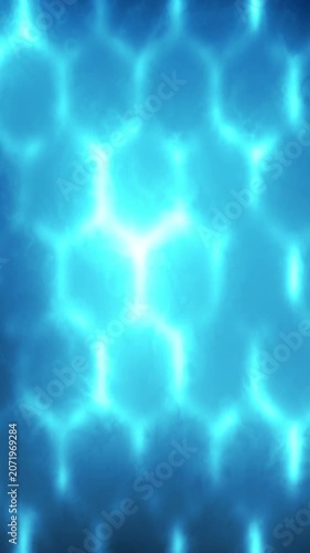 Abstract blue neon background