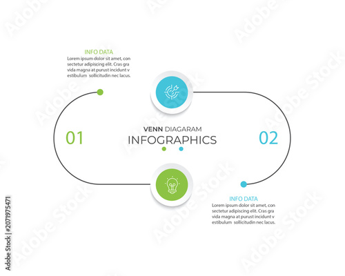 Venn Diagram Infographic with 2 options