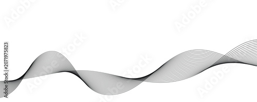 Abstract wave background illustration.