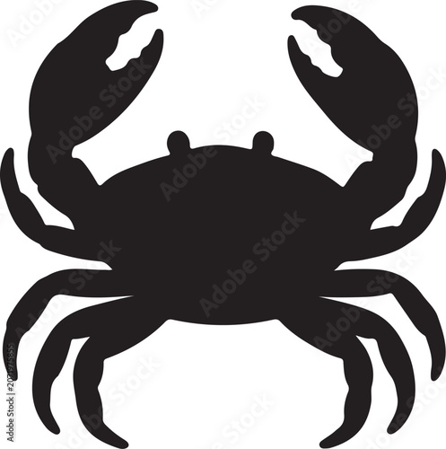 crab isolated on white background