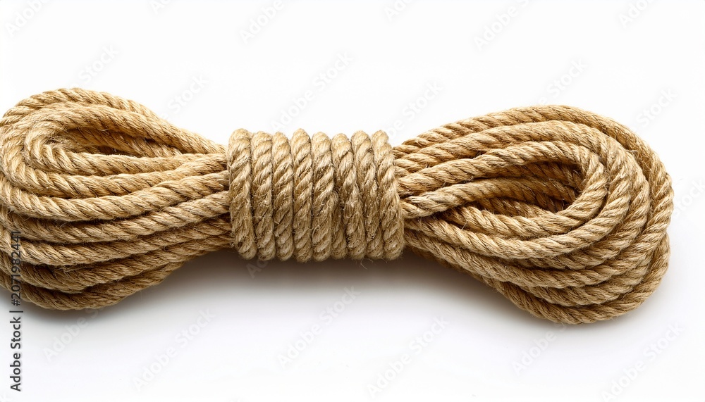 Fototapeta premium Rope Isolated On The White Background