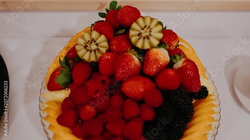 Elegant Sweet Dessert Display at a Celebration Hall