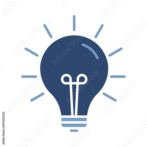 Light bulb icon. containing solution, innovation, creative thinking symbol, PNG transparent background