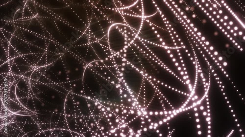 Soft abstract animation with elegant pink glowing lines. Perfect for luxury, beauty, and romantic visual backgrounds.