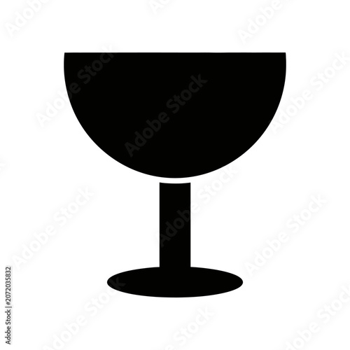 Minimalist black modern chair isolated on white background 3d render