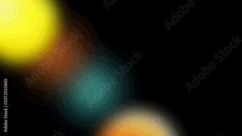 Canvas-taulu Abstract Orange Fractal Burst Background with Glowing Light Waves Radiant Energy