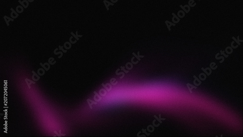 Abstract purple light leak on black background, soft magenta neon glow overlay, ethereal violet smoke wave for cinematic video editing