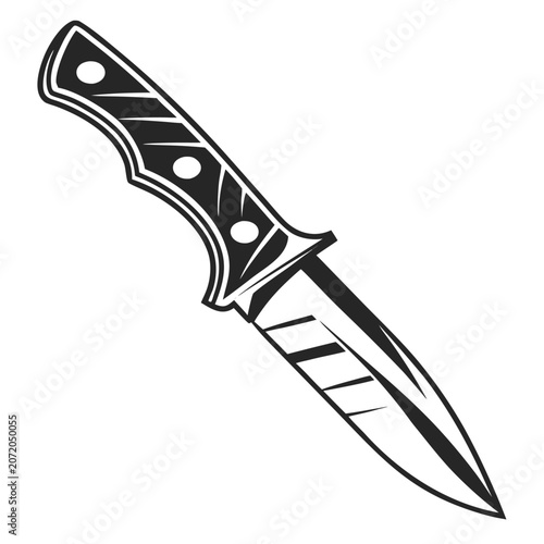 Foto knife vector illustration