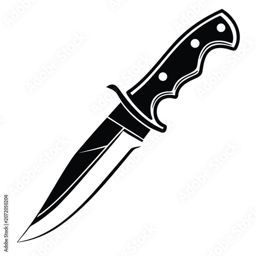 Bild auf Leinwand knife vector illustration