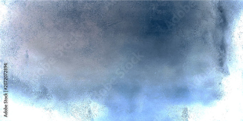 Obraz na płótnie Abstract turbulent cloud formation, displaying ethereal blue and white tones, suggests movement and atmospheric phenomena