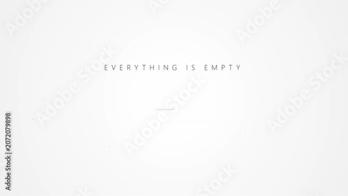 Minimalist White Background with Text 