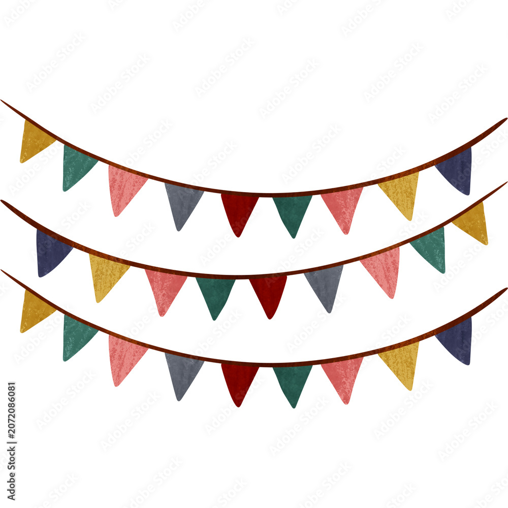 Fototapeta premium set of red ribbons