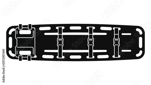 Obraz na plátně Medical spine board icon, simple style