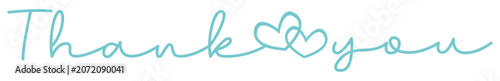 Thank You | Thank You Heart Artwork | Vector Design