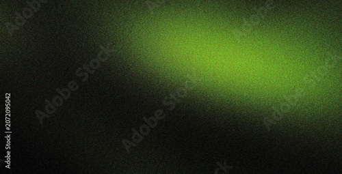Canvastavla Abstract green grainy texture on dark backdrop, creating mysterious effect with light source illuminating from upper right corner