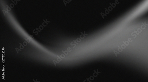 Konstfotografi Abstract grainy monochrome background with elegant light curve